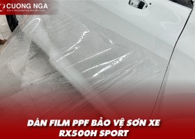 Dán Film PPF bảo vệ sơn xe ô tô cho xế sang Lexus RX500h sport