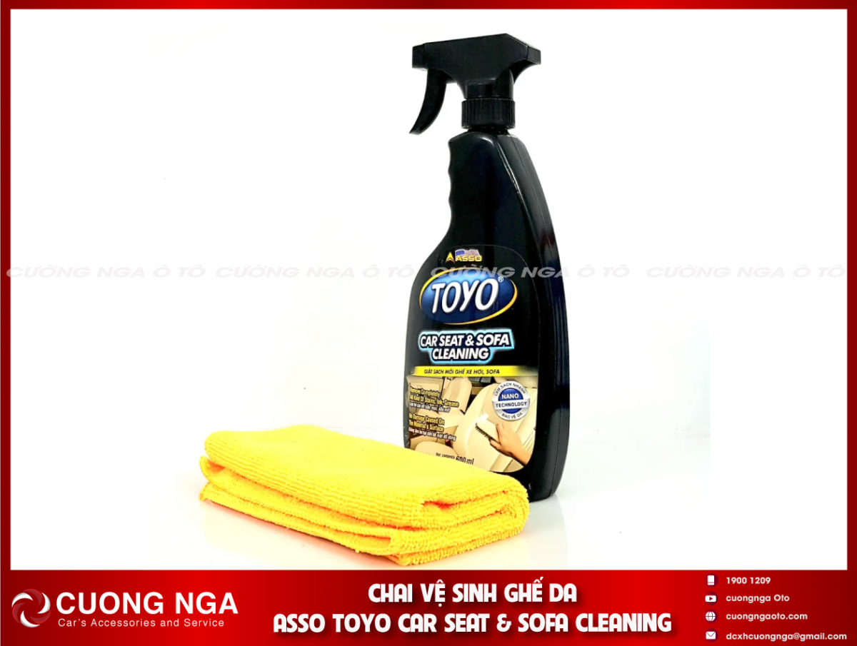 Chai Vệ Sinh Ghế Da, Bóng Da ASSO TOYO CAR SEAT & SOFA CLEANING