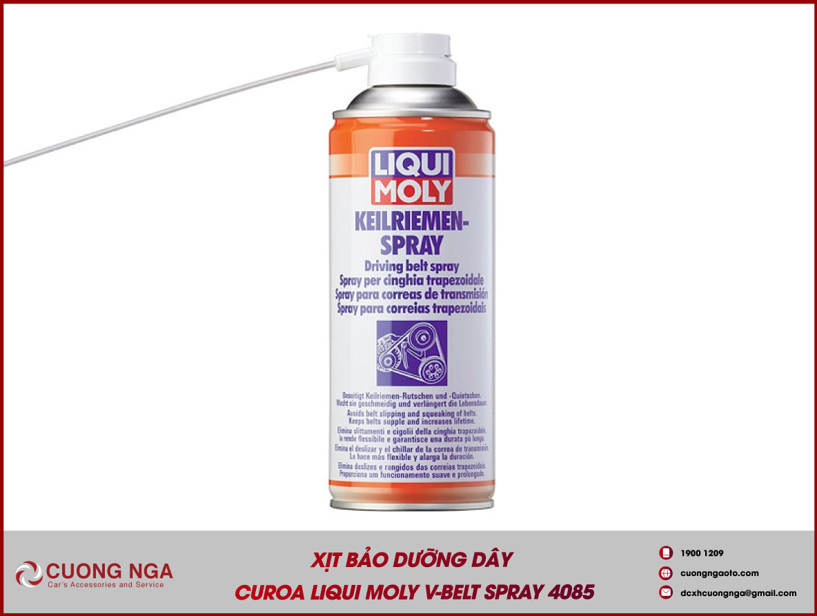 Xịt bảo dưỡng dây curoa Liqui Moly V-Belt Spray 4085