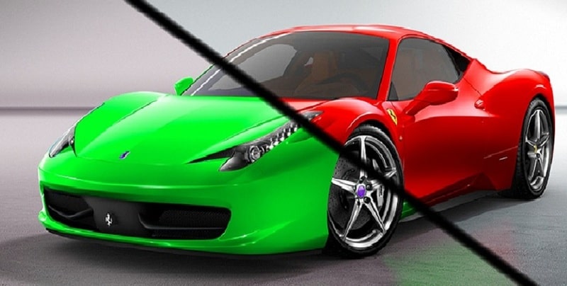 Thủ tục thay đổi màu sơn xe hơi